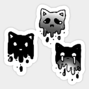 Ghost Cats Sticker
